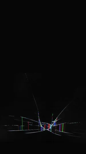 Black Broken Screen Wallpaper