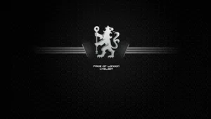 Black Chelsea Fc Logo Wallpaper