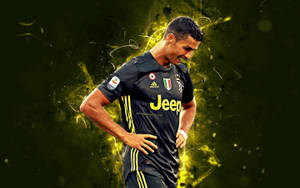 Black Cr7 Cool Fanart Wallpaper