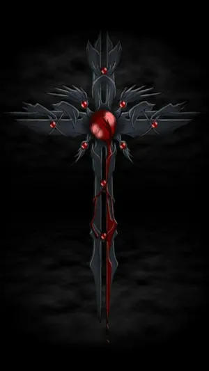 'black Cross - A Symbol Of Faith' Wallpaper