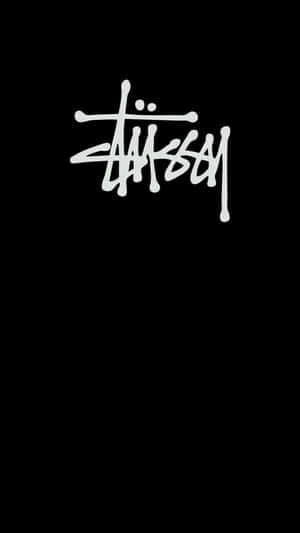 Black Dope Stussy Logo Name Wallpaper
