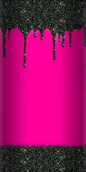 Black Drippy Glitter Wallpaper