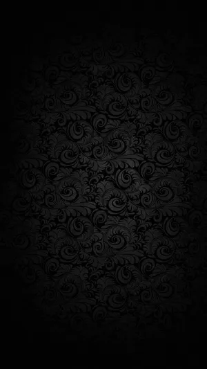 Black Floral 4k Ultra Hd Dark Phone Wallpaper