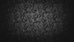 Black Floral Abstract Background Wallpaper