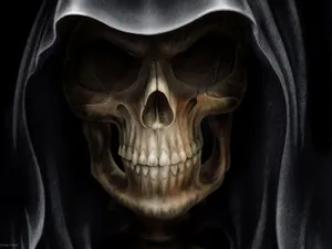 Black Gangster Grim Reaper Wallpaper