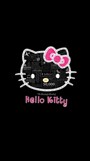 Black Hello Kitty World Wallpaper