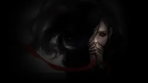 Black Horror Anime Ghost Wallpaper