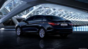 Black Hyundai Sonata Wallpaper