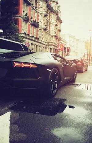 Black Lamborghini Iphone Supercars Cityscape Wallpaper Wallpaper