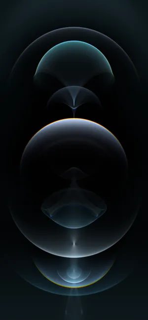 Black Lens Flares Ios 16 Wallpaper