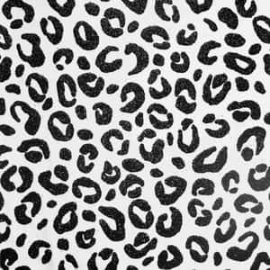 Black Leopard Print Pattern Wallpaper