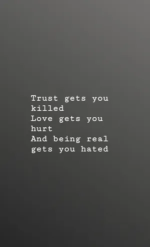 Black Motivation Trust And Love Wallpaper