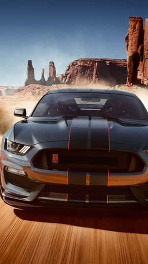Black Mustang Iphone Wallpaper