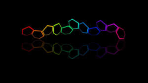 Black Neon Hd Hexagon Wallpaper