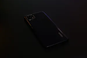 Black Oppo Smartphone Wallpaper
