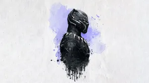 Black Panther Paint 4k Marvel Iphone Wallpaper