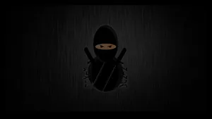 Black Pixel Ninja Wallpaper