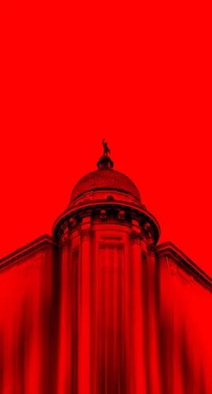 Black Red 4k Tower Wallpaper