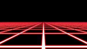 Black Red Neon Grid Wallpaper