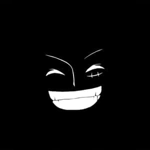 Black Smirk Smile Wallpaper