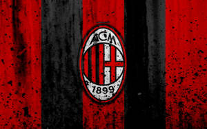 Black Splatter Ac Milan Wallpaper