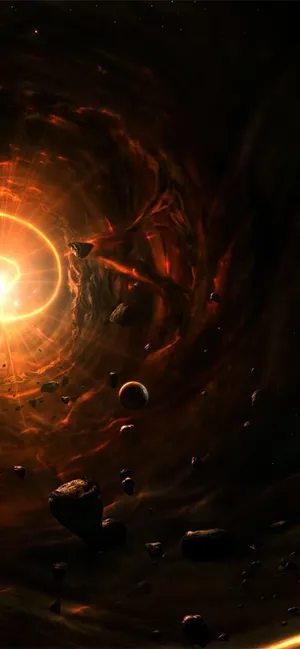 Black Stars Iphone Black Hole Wallpaper