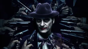 Black Ultra Hd Joker As A Gangster Wallpaper