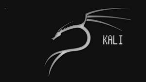 Black & White Kali Linux Wallpaper