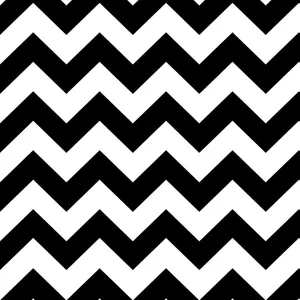 Black White Zigzag Pattern Wallpaper