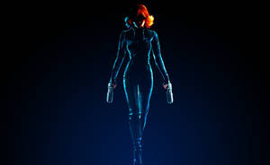 Black Widow Avengers Shadow Wallpaper