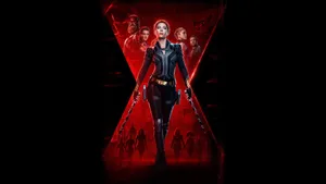 Black Widow Marvel Red House Wallpaper