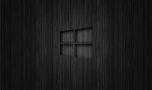 Black Windows Desktop Lock Screen Wallpaper