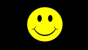 Black Yellow Smile Wallpaper