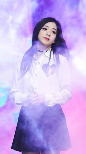 Blackpink Cute Jisoo On Stage Wallpaper