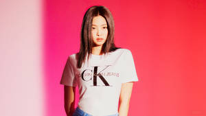 Blackpink Jennie Kim Calvin Klein Wallpaper