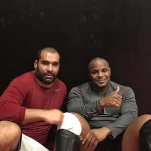 Blagoy Ivanov With Daniel Cormier Wallpaper