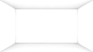 Blank White Room With Walls Wallpaper