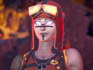 Blaze Fortnite Outfit Face Paint Wallpaper