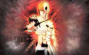 Bleach Ichigo Kurosaki Skull Clad Wallpaper