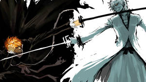 Bleach Ichigo Vs Zangetsu Spirit Wallpaper