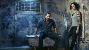 Blindspot Jane Doe And Kurt Weller In The Bathroom Wallpaper