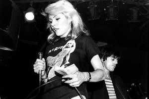 Blondie Debbie Harry Chris Stein 1970s Photo Wallpaper