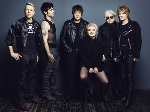 Blondie Rock Band Members Photography Wallpaper