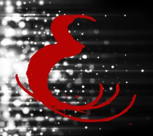 Blood Red Letter E Wallpaper