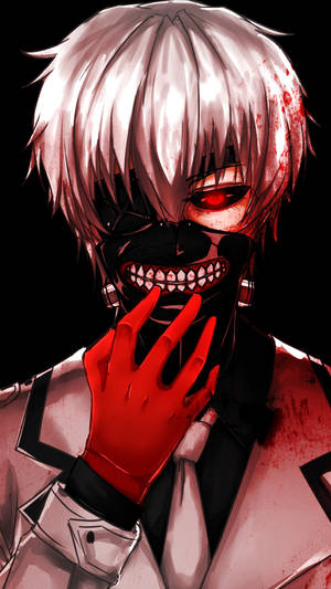 Bloody Ken Kaneki Tokyo Ghoul Iphone Background Wallpaper