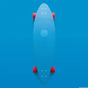 Blue Aesthetic Skateboard Wallpaper
