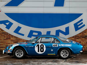 Blue Alpine Car 18 Wallpaper