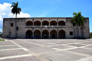 Blue And Gray Aesthetic Alcazar De Colon Desktop Wallpaper