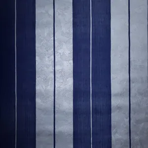 Blue And Silver Stripes Wallpaper