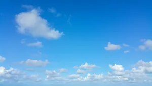 Blue And White Altocumulus Clouds Wallpaper